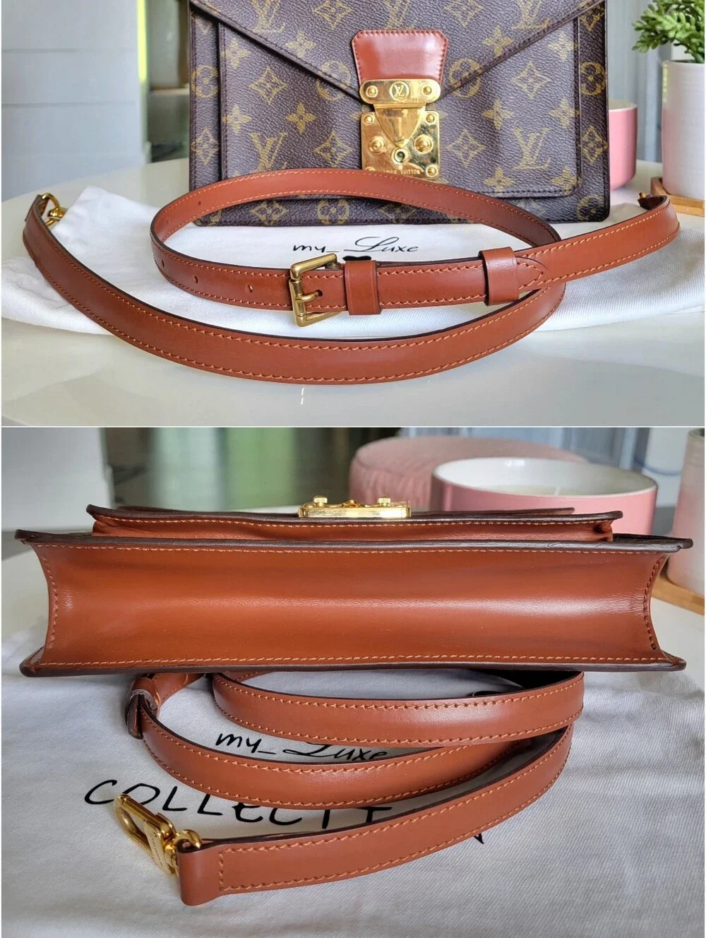 BEAUTIFUL💕 Louis Vuitton Crossbody Shoulder Bag Monogram - Monceau 26